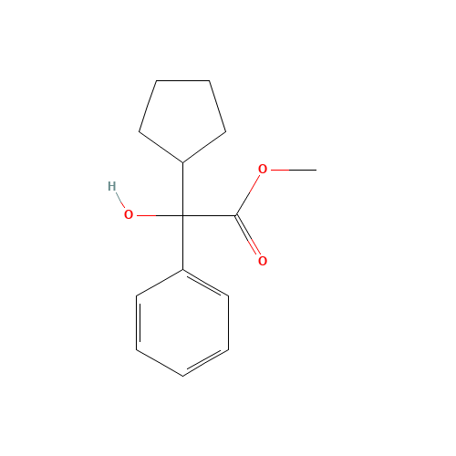 19833-96-6 Methyl cyclopentylphenylglycolate chemical structure