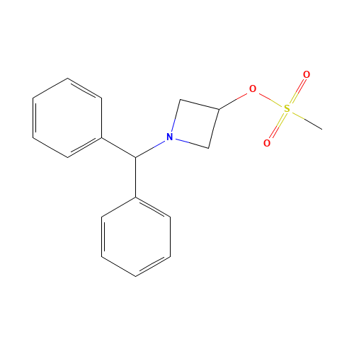 33301-41-6 1-(Diphenylmethyl)-3-azetidinyl methanesulfonate chemical structure
