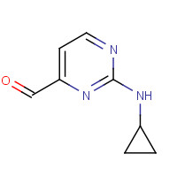 948549-74-4 2-Cyclopropylamino-pyrimidine-4-carbaldehyde chemical structure