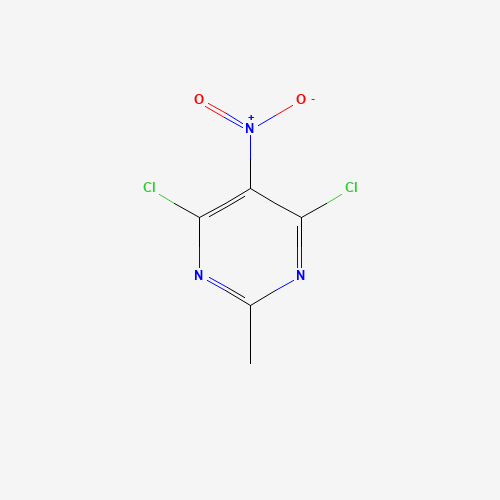 13162-43-1 4,6-Dichloro-2-methyl-5-nitropyrimidine chemical structure
