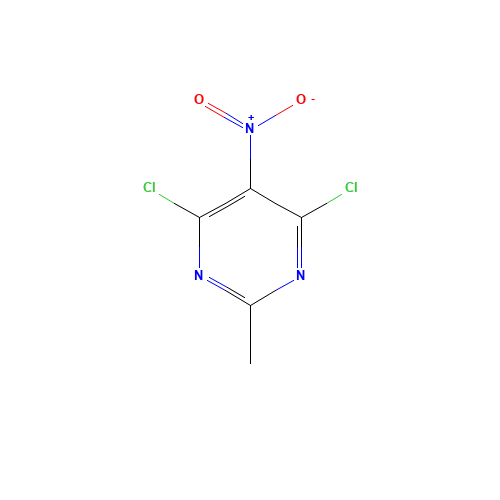 13162-43-1 4,6-Dichloro-2-methyl-5-nitropyrimidine chemical structure