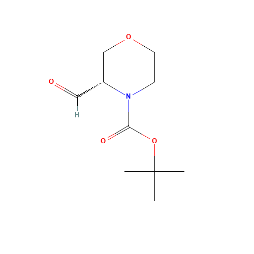 218594-01-5 3-(2-OXO-ETHYL)-MORPHOLINE-4-CARBOXYLIC ACID TERT-BUTYL ESTER chemical structure