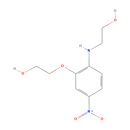 59820-43-8 N,O-Di(2-hydroxyethyl)-2-amino-5-nitrophenol chemical structure