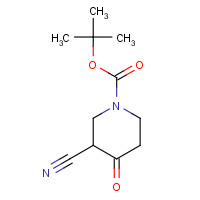 914988-10-6 3-CYANO-4-OXO-PIPERIDINE-1-CARBOXYLIC ACID TERT-BUTYL ESTER chemical structure