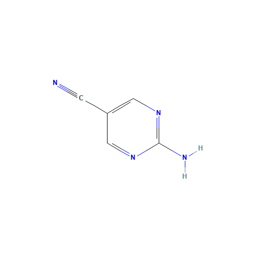 1753-48-6 2-Aminopyrimidine-5-carbonitrile chemical structure