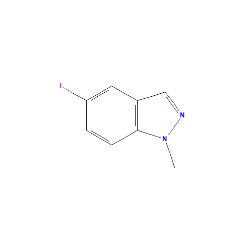 1072433-59-0 1H-INDAZOLE,5-IODO-1-METHYL- chemical structure