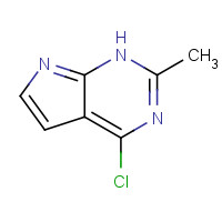 71149-52-5 4-Chloro-2-methyl-1H-pyrrolo[2,3-d]pyrimidine chemical structure