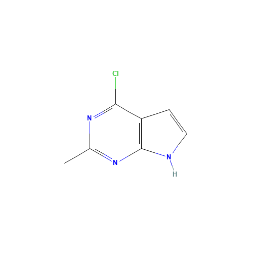 71149-52-5 4-Chloro-2-methyl-1H-pyrrolo[2,3-d]pyrimidine chemical structure