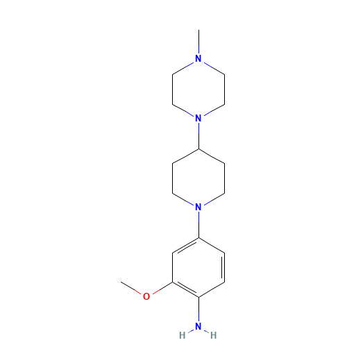 761440-75-9 [2-Methoxy-4-[4-(4-methylpiperazin-1-yl)piperidin-1-yl]phenyl]amine chemical structure