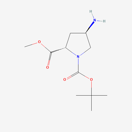 121148-00-3 N-Boc-trans-4-amino-L-proline methyl ester chemical structure