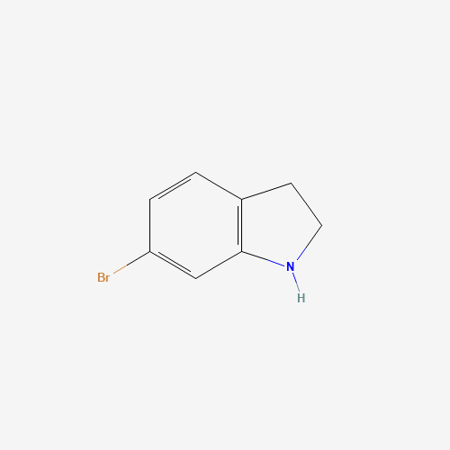 63839-24-7 6-BROMO-2,3-DIHYDRO-1H-INDOLE HYDROCHLORIDE chemical structure