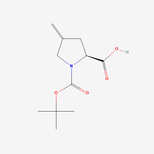 84348-38-9 (S)-4-METHYLENE-PYRROLIDINE-1,2-DICARBOXYLIC ACID 1-TERT-BUTYL ESTER chemical structure