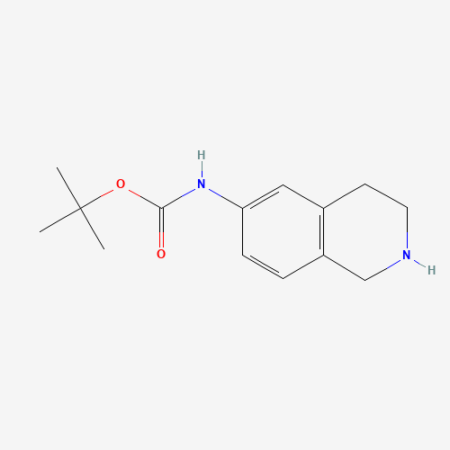 885273-75-6 (1,2,3,4-TETRAHYDRO-ISOQUINOLIN-6-YL)-CARBAMIC ACID TERT-BUTYL ESTER chemical structure