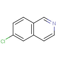 62882-02-4 Isoquinoline,6-chloro-(6CI,9CI) chemical structure