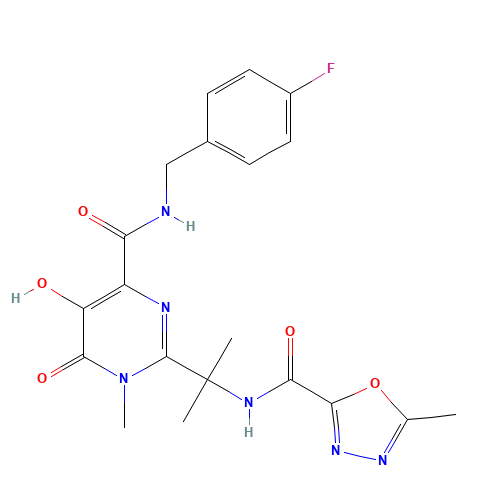 518048-05-0 Raltegravir chemical structure