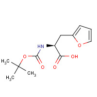 145206-40-2 BOC-L-2-FURYLALANINE DCHA SALT chemical structure