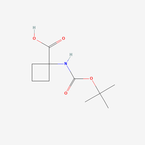 120728-10-1 N-Boc-1-aminocyclobutanecarboxylic acid chemical structure