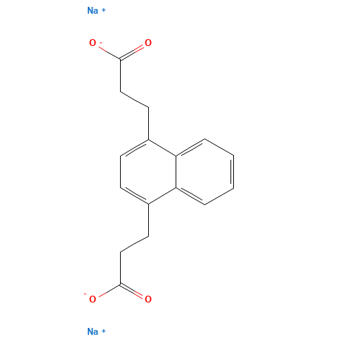 97860-58-7 3,3'-(1,4-NAPHTHYLIDINE)DIPROPIONATE,2NA chemical structure