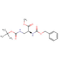 58457-98-0 (S)-Methyl 2-N-Cbz-3-N-Boc-propanoate chemical structure