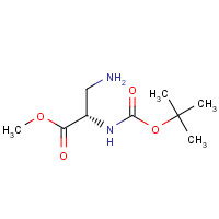 61040-20-8 3-Amino-N-Boc-L-alanine methyl ester chemical structure