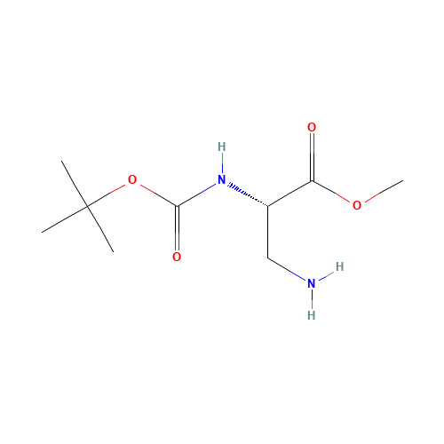 61040-20-8 3-Amino-N-Boc-L-alanine methyl ester chemical structure
