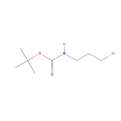 83948-53-2 tert-Butyl 3-bromopropylcarbamate chemical structure