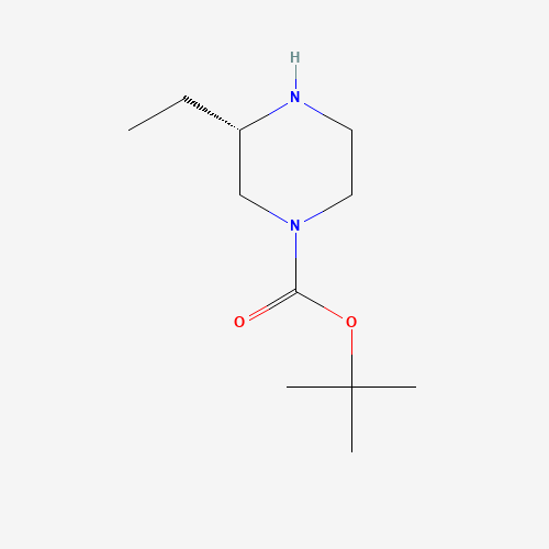 928025-56-3 (S)-1-N-Boc-3-ethylpiperazine chemical structure