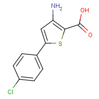 187949-86-6 3-amino-5-(4-chlorophenyl)-2-thiophenecarboxylic acid chemical structure