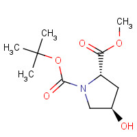 102195-79-9 N-Boc-cis-4-Hydroxy-L-proline methyl ester chemical structure