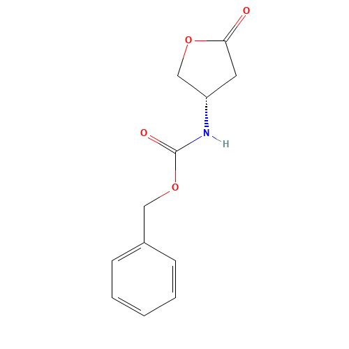 87219-29-2 Benzyl (S)-(-)-tetrahydro-5-oxo-3-furanylcarbamate chemical structure