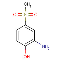 98-30-6 2-Amino-4-(methylsulfonyl)phenol chemical structure