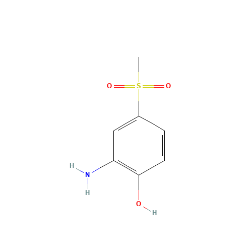 98-30-6 2-Amino-4-(methylsulfonyl)phenol chemical structure
