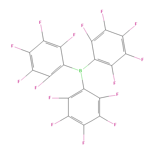 1109-15-5 TRIS(PENTAFLUOROPHENYL)BORANE chemical structure