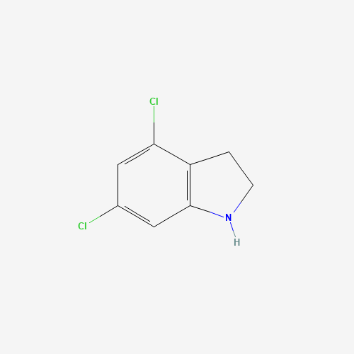 903551-23-5 4,6-DICHLORO-2,3-DIHYDRO-1H-INDOLE HYDROCHLORIDE chemical structure