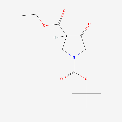 146256-98-6 Ethyl N-Boc-4-Oxopyrrolidine-3-carboxylate chemical structure