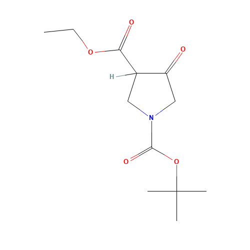 146256-98-6 Ethyl N-Boc-4-Oxopyrrolidine-3-carboxylate chemical structure