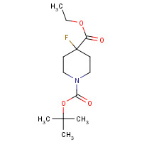 416852-82-9 4-FLUORO-1-(1,1-DIMETHYLETHYL)1,4-PIPERIDINEDICARBOXYLIC ACID-4-ETHYL ESTER chemical structure