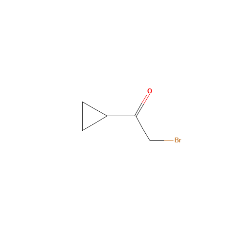 69267-75-0 ETHANONE,2-BROMO-1-CYCLOPROPYL- chemical structure