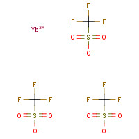 54761-04-5 YTTERBIUM(III) TRIFLUOROMETHANESULFONATE HYDRATE chemical structure
