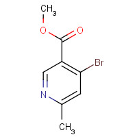 886372-03-8 4-BROMO-6-METHYL-NICOTINIC ACID METHYL ESTER chemical structure