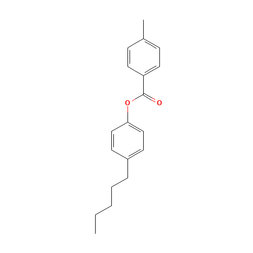 50649-59-7 4-Pentylphenyl 4-methylbenzoate chemical structure