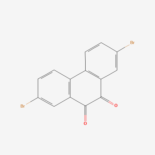 84405-44-7 2,7-Dibromo-9,10-phenanthrenedione chemical structure