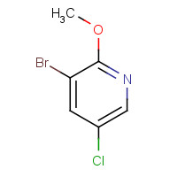 102830-75-1 3-BROMO-5-CHLORO-2-METHOXY-PYRIDINE chemical structure