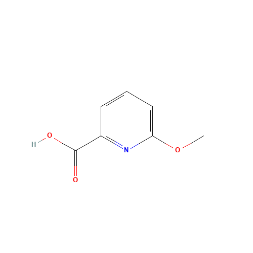 26893-73-2 6-METHOXYPYRIDINE-2-CARBOXYLIC ACID chemical structure
