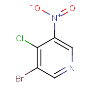 31872-63-6 3-BROMO-4-CHLORO-5-NITROPYRIDINE chemical structure