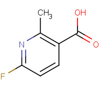884494-97-7 6-FLUORO-2-METHYLNICOTINIC ACID chemical structure