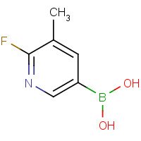 904326-92-7 2-FLUORO-3-METHYLPYRIDINE-5-BORONIC ACID chemical structure