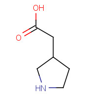89203-64-5 3-Pyrrolidineacetic acid chemical structure
