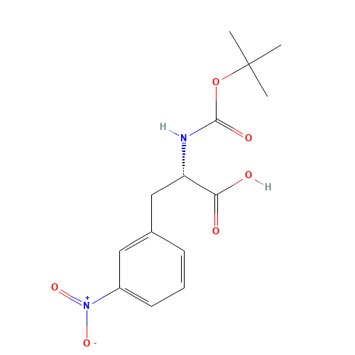 131980-29-5 BOC-L-3-NITROPHENYLALANINE chemical structure