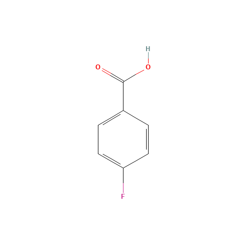 456-22-4 4-Fluorobenzoic acid chemical structure